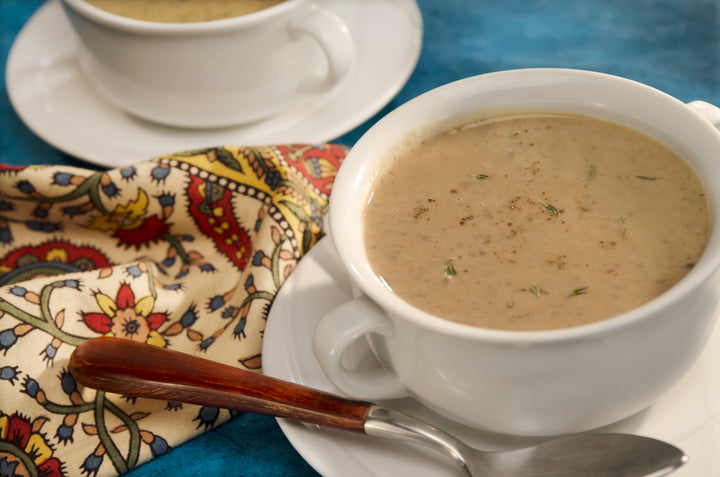 Soup Cream Of Mushroom Gluten-Free - 4 x 555 g - Knorr Swiss - Restaurant and Foodservice Ingredients - Canadian Distribution