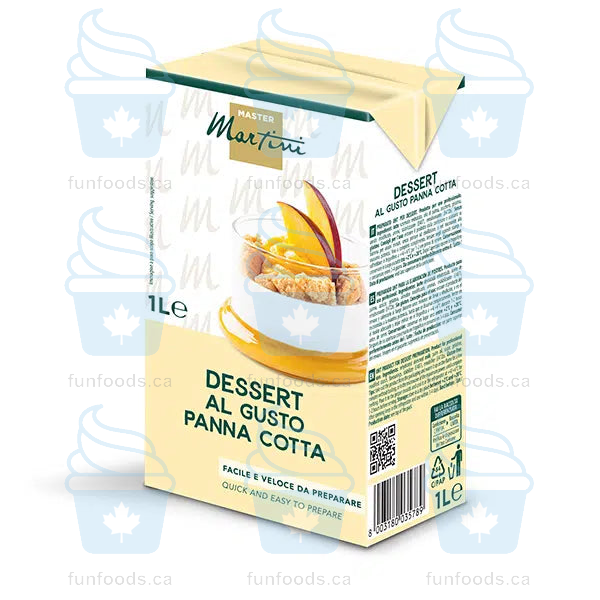 Panna Cotta UHT Dessert Mix - 1L Brik - Case of 12 - Canadian Distributor