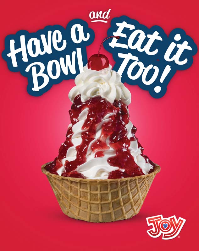 Waffle Cone Bowl | Joy Cone Co. | 6/10 Pack | 60 Count Per Case | Cones Distributor Canada