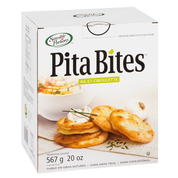 Pita Bites - 4 x 567 g - Sensible Portions - Canadian Distribution