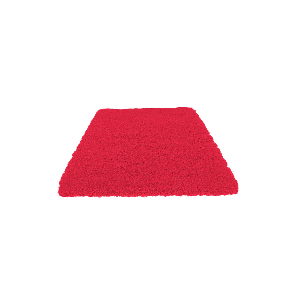 Red Buffing Rectangular Floor Pads - Sold By The Case