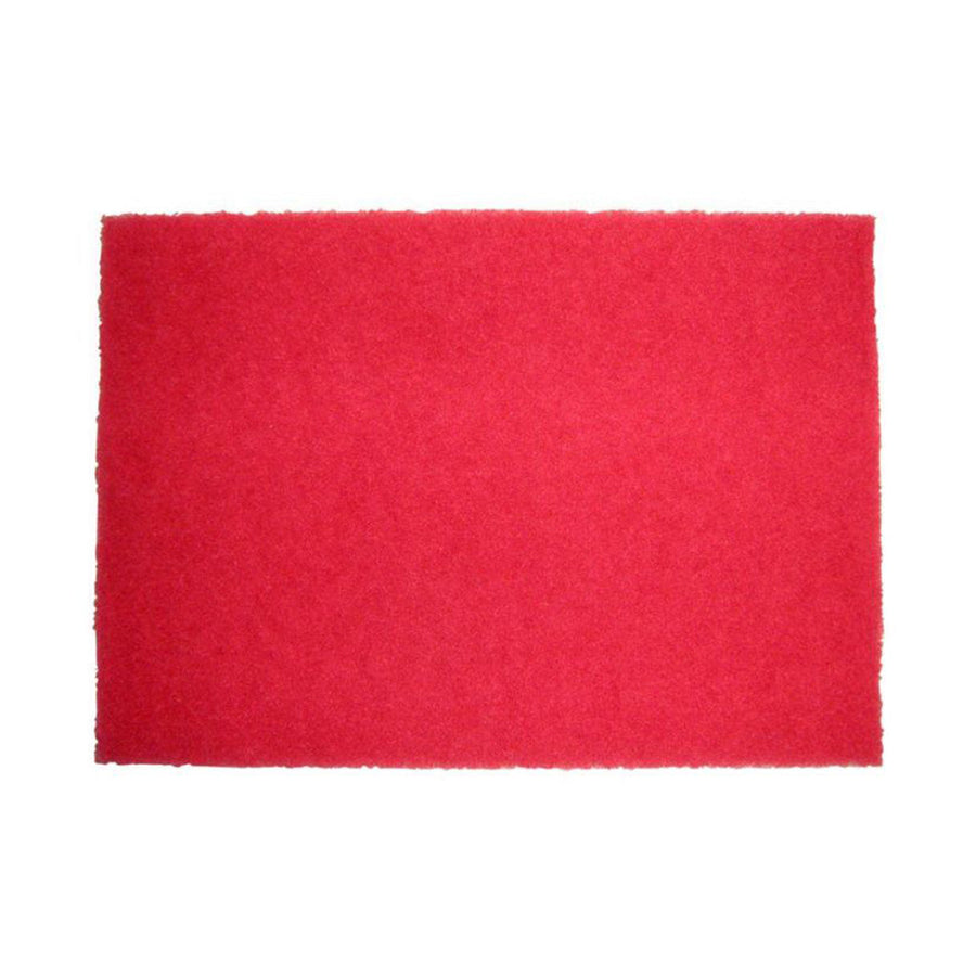 Red Buffing Rectangular Floor Pads