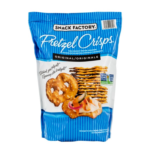 Pretzel Crisps - 4 x 737 g - Snack Factory - Canadian Distribution