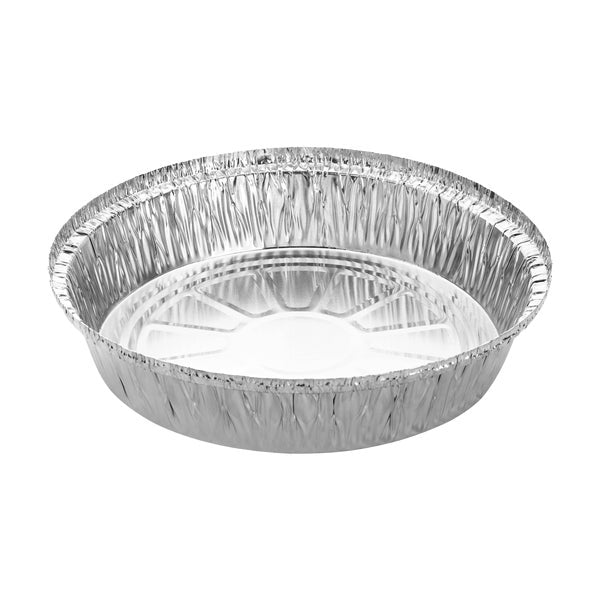 Titan 9-in Round Aluminum Containers - Pack of 500 - Grocery and Food Items - Canadian Distribution
