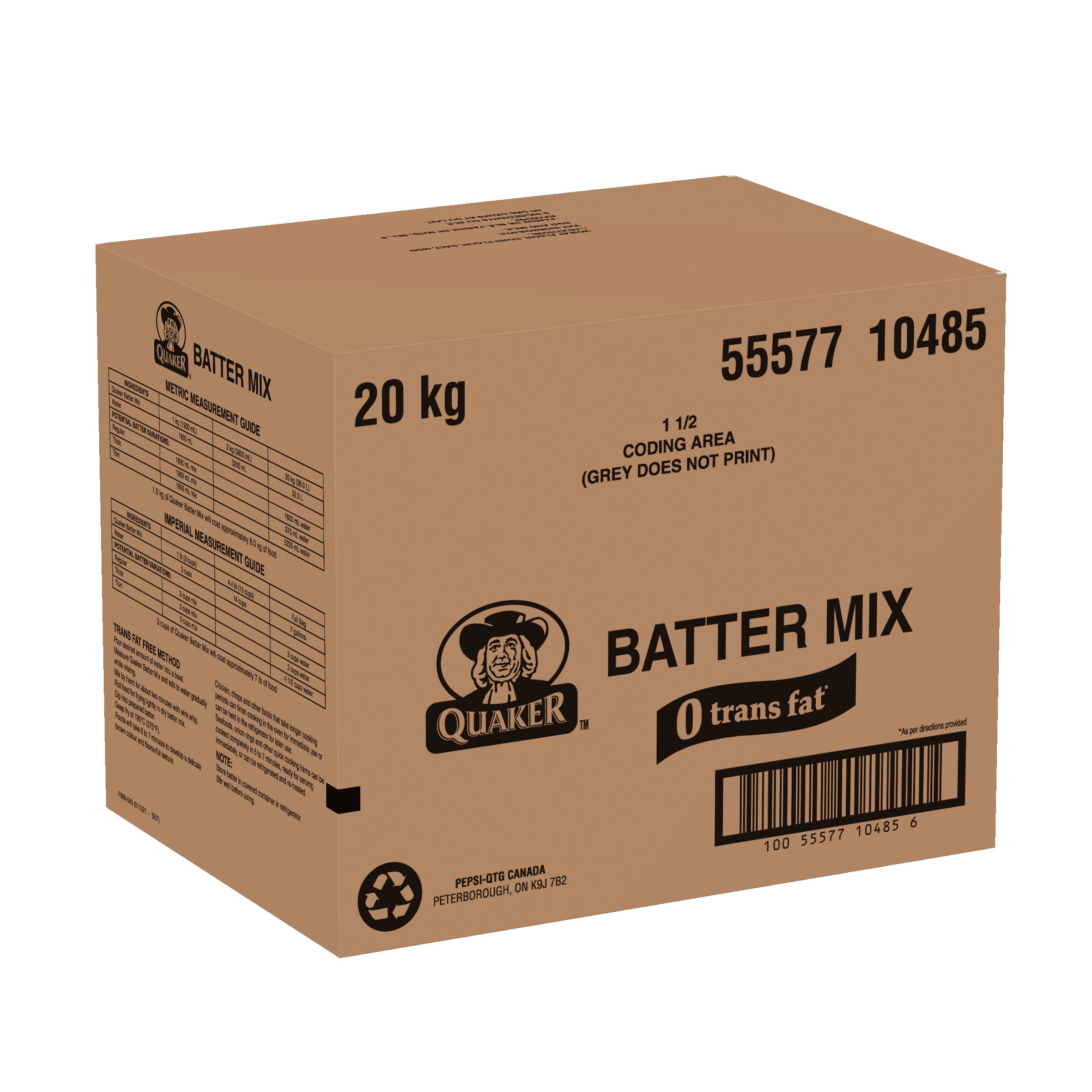 Quacker Fun Mix Batter Mix - 1 x 20 kg - Quaker - Baking Mixes and Ingredients - Canad ...