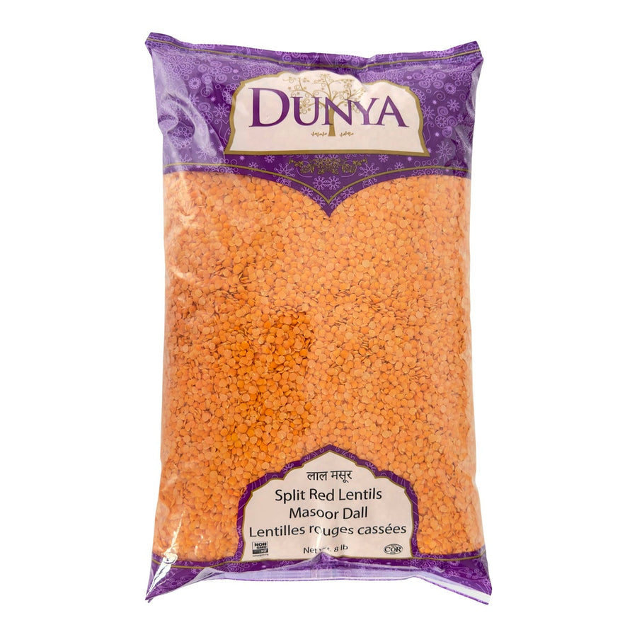 Dunya Red Lentils - 4 x 3.63 kg - Grocery and Food Items - Canadian Distribution