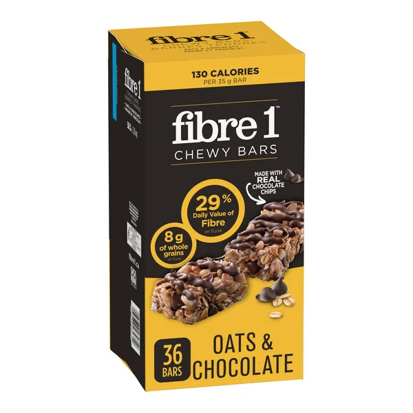 Chewy Bars - 144 × 35 g - Fibre 1 - Canadian Distribution