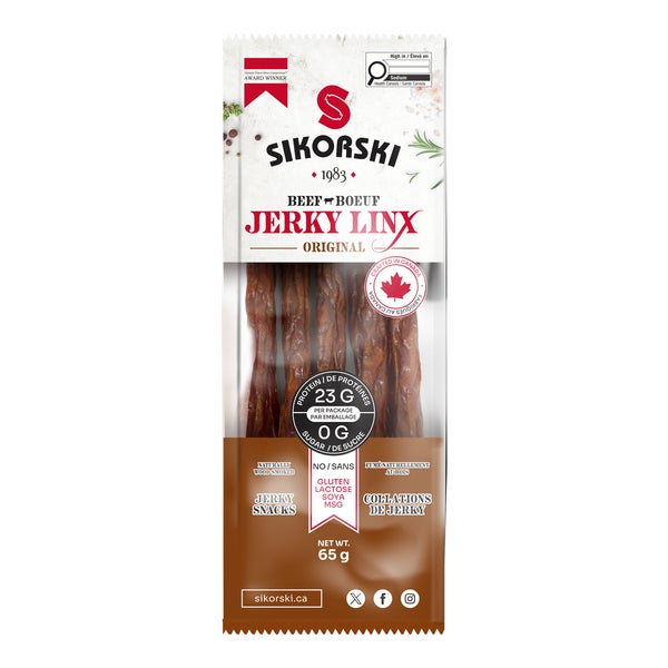 Beef Jerky Linx - 72 x 65 g - Sikorski - Canadian Distribution