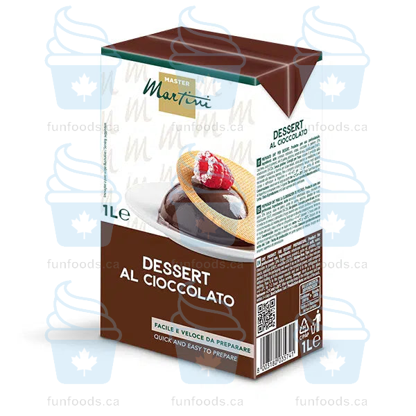 Chocolate Pudding Dessert Base - 1L Brik - Case of 12 - Canadian Distributor