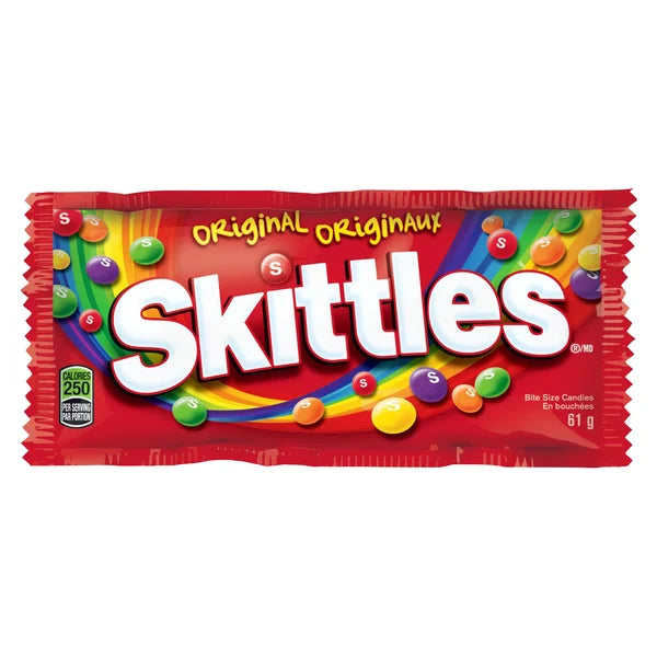 Original Candy - 144 × 61 g - Skittles - Canadian Distribution