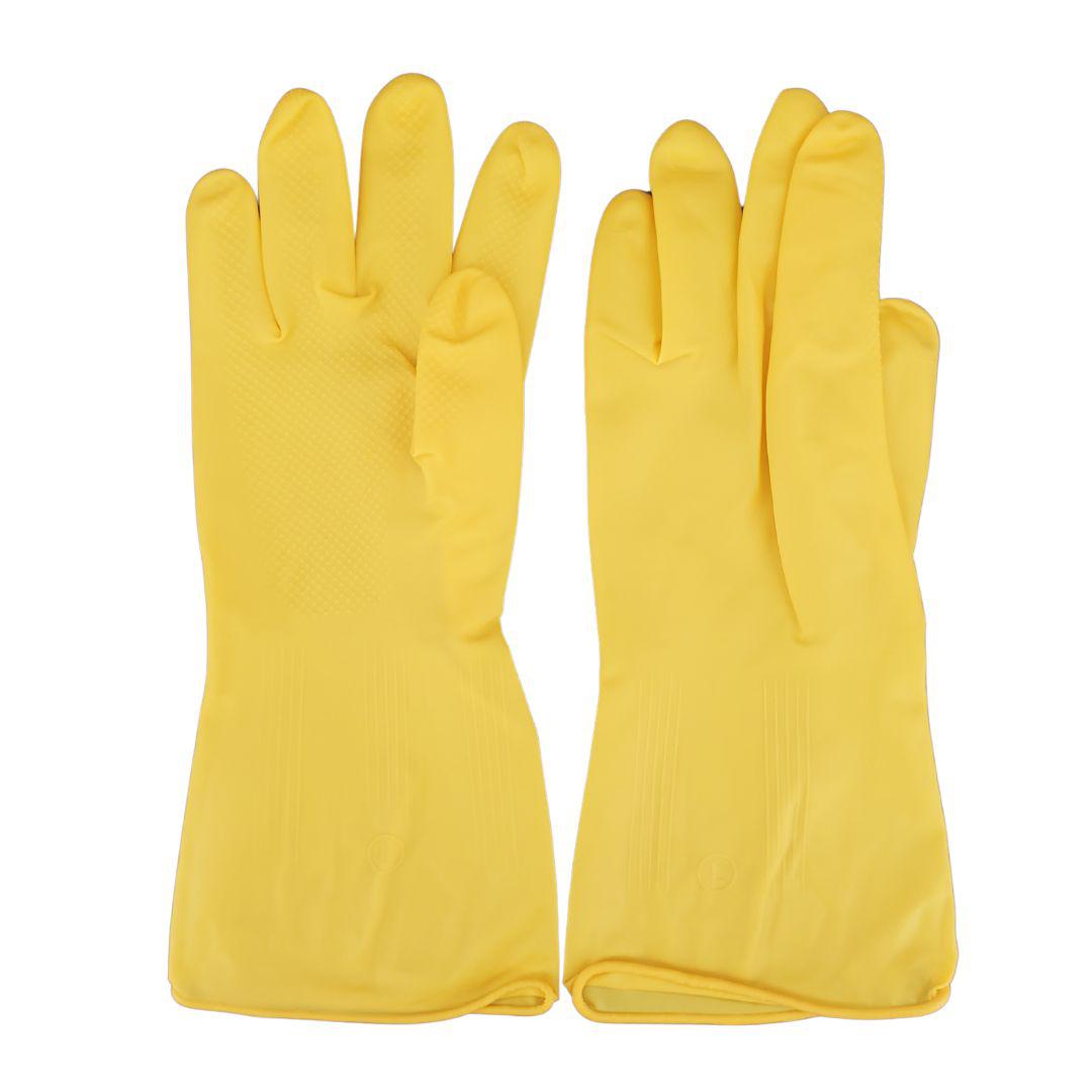 Rhino - KY51 - Yellow Latex Dishwashing Gloves - Medium - 5100M