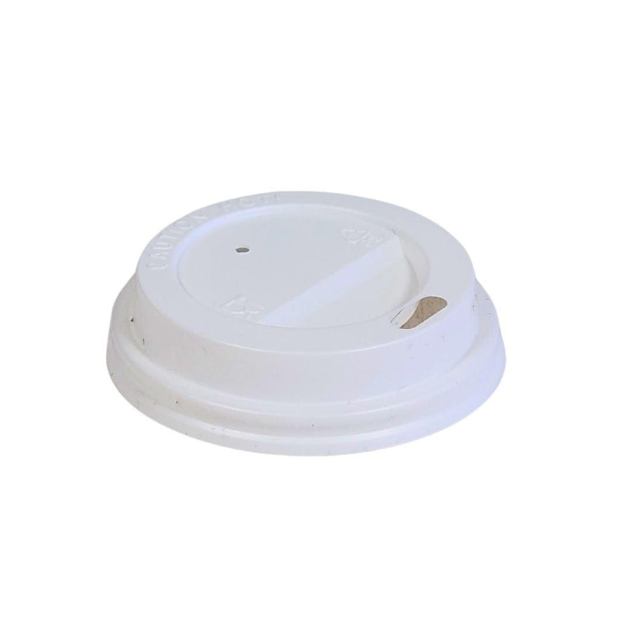Morning Dew - Dome Sip Lid for 4 oz Hot Paper Cups - White - 20 x 50 count
