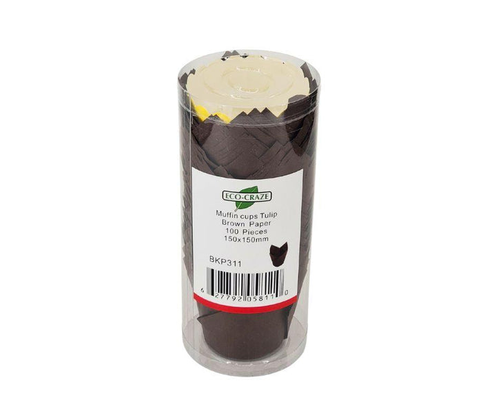 Decora - Emporte-pièces pour muffins - Tulipe - Marron chocolat