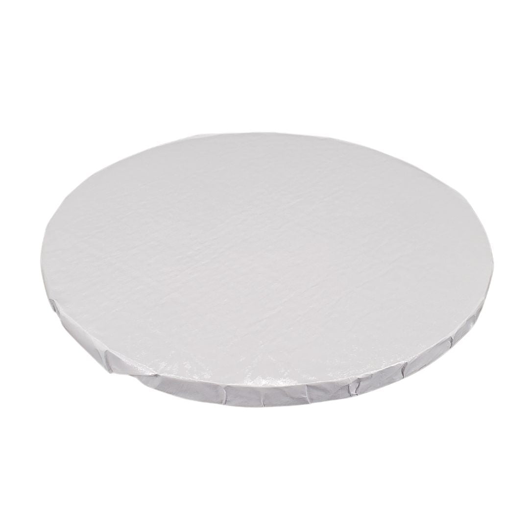 Enjay - Plateau à gâteau - Rond - Blanc - 10x1/2