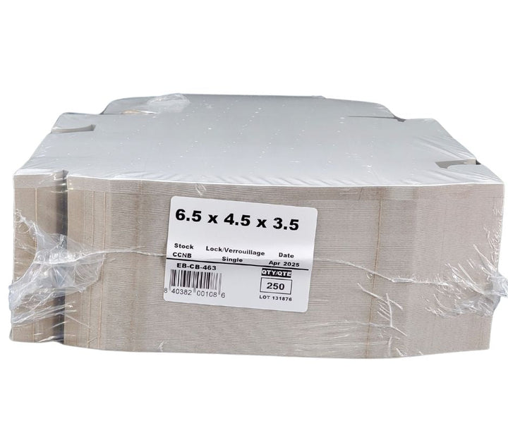 EB - Boîtes à gâteaux blanches - 6 ½x4½x3½