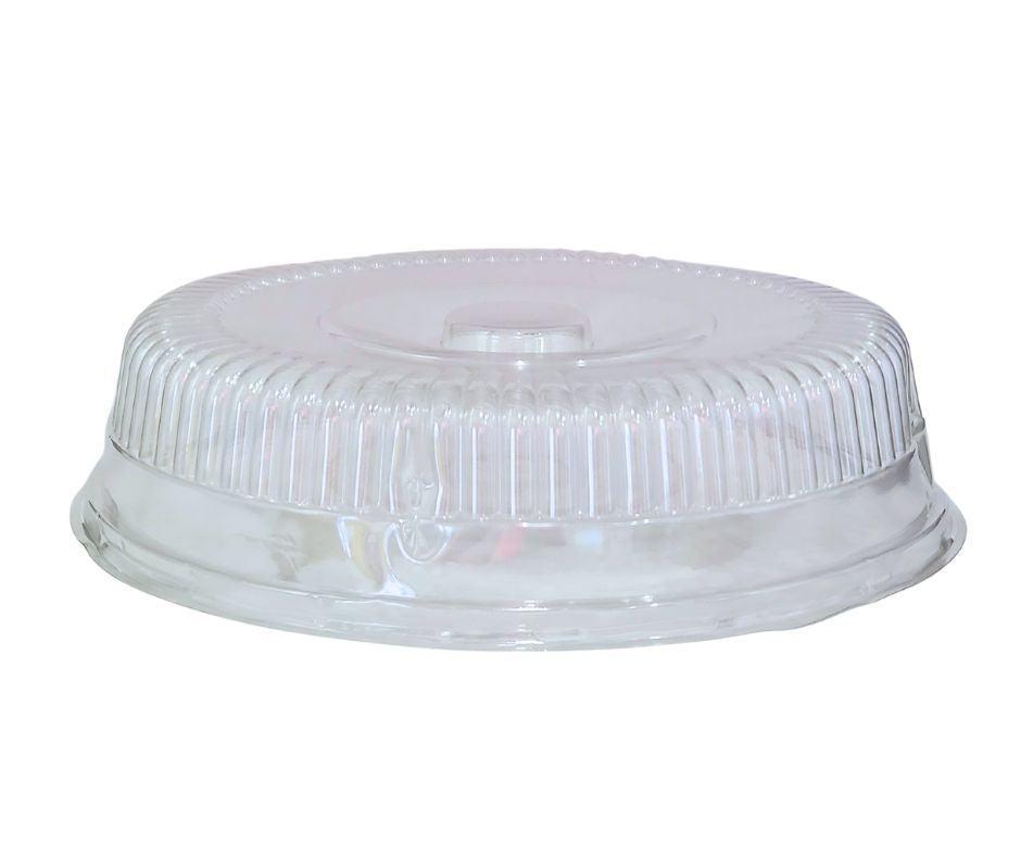 Rhino-Foil - 12" Clear Plastic Lid for Round Catering Tray - AR202R