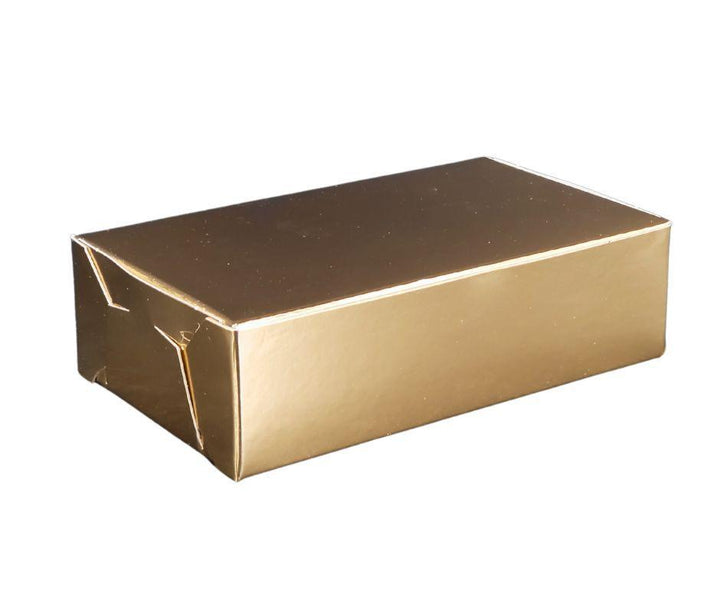Boîte à bonbons - Or - 0,23 kg - 15,9 cm x 9,5 cm x 4,4 cm