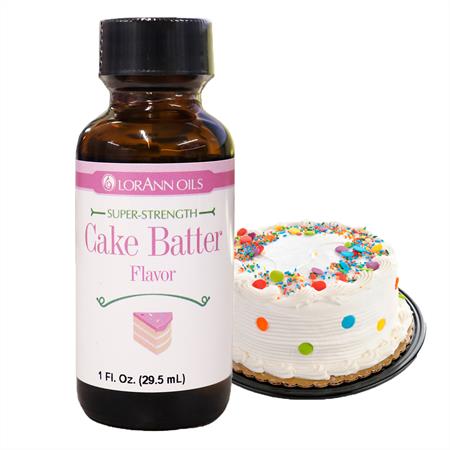 Cake Batter Flavoring, 1 ounce bottle, Canadian Distributor