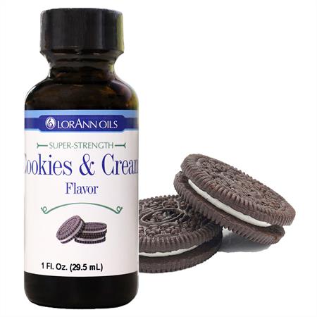 Cookies and Cream Flavoring, 1 ounce bottle, Canadian Distributor