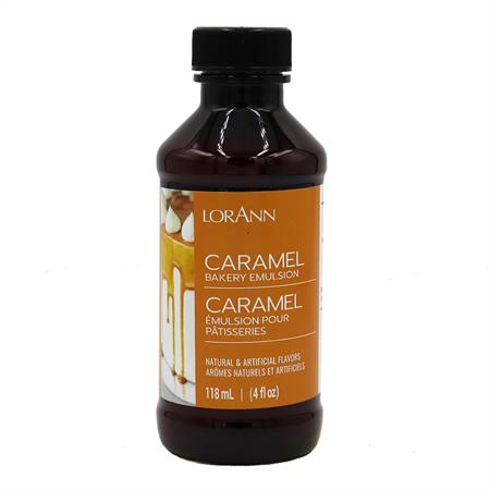 Caramel Bakery Emulsion Flavoring, 4 ounce bottle, Canadian Distributor