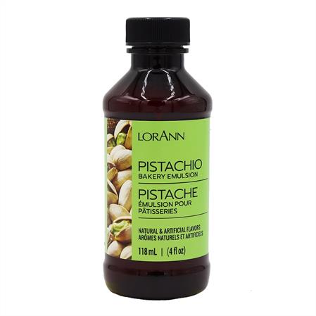 Pistachio Bakery Emulsion Flavoring, 4 ounce bottle, Canadian Distributor