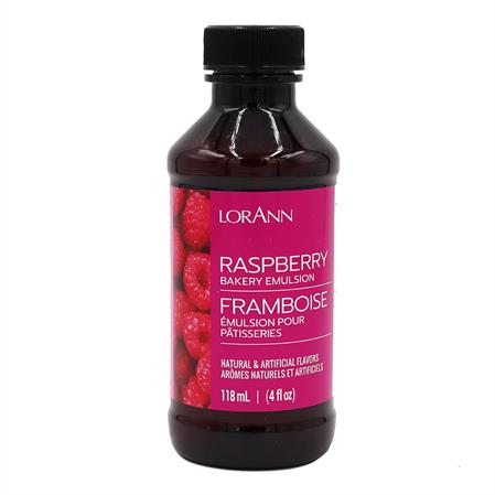 Raspberry Bakery Emulsion Flavoring, 4 ounce bottle, Canadian Distributor