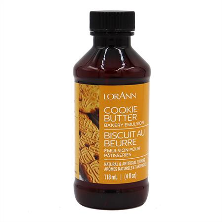 Cookie Butter Bakery Emulsion Flavoring, 4 ounce bottle, Canadian Distributor
