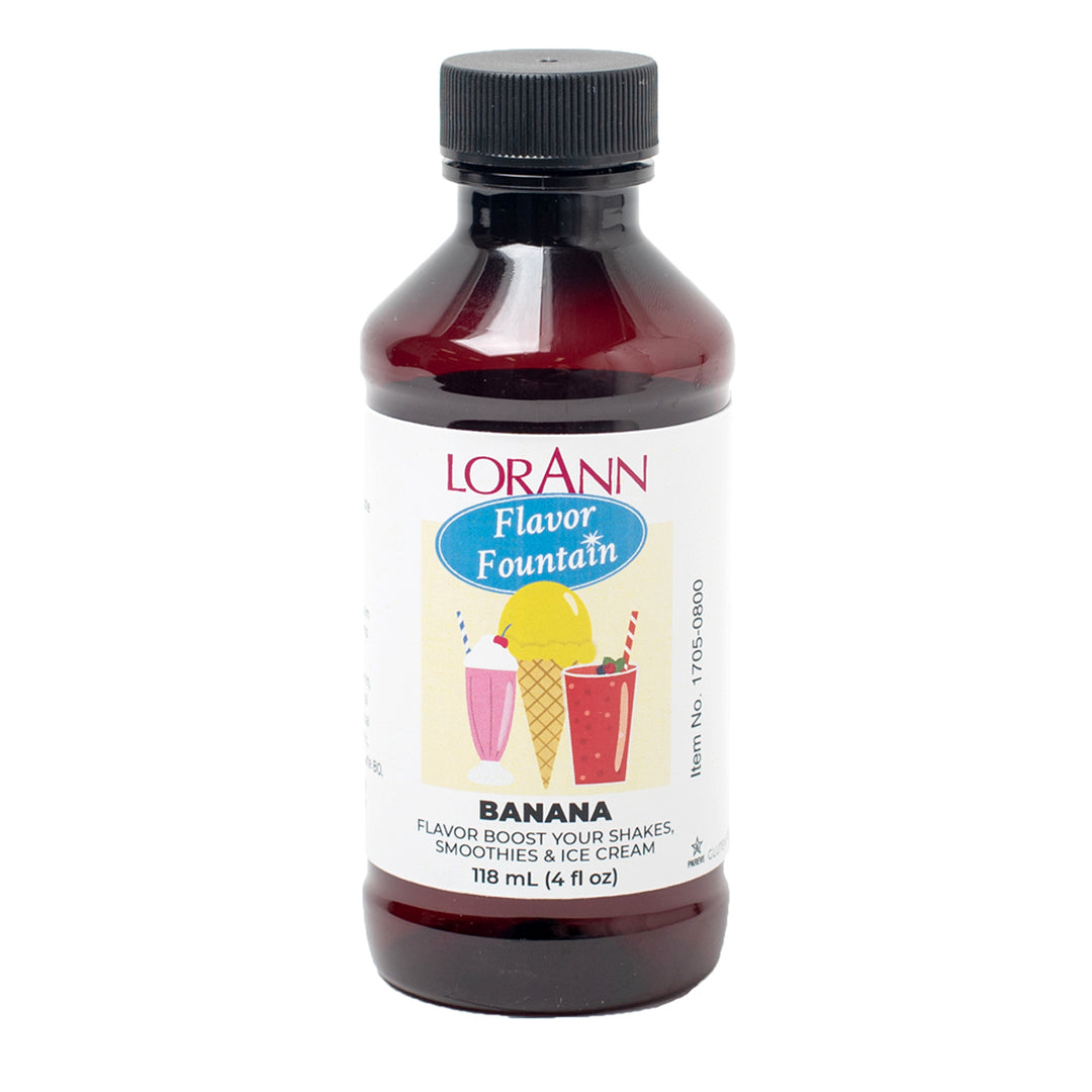 Banana Royale Flavor Flavoring, 4 ounce bottle, Canadian Distributor