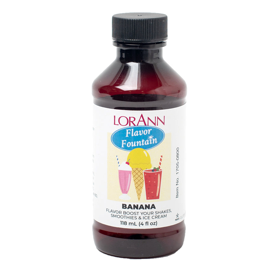 Banana Royale Flavor Flavoring, 4 ounce bottle, Canadian Distributor