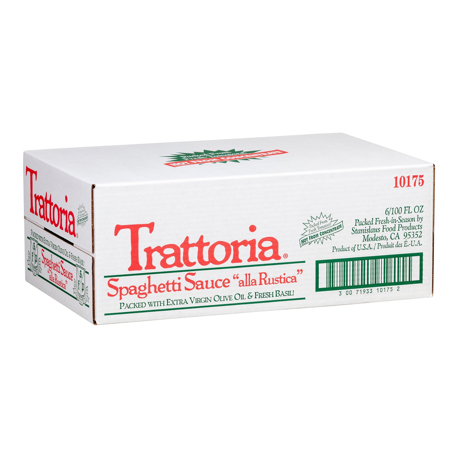 Sauce Spaghetti Alla Rustica - 6 x 100 oz - Tratora - Restaurant and F ...