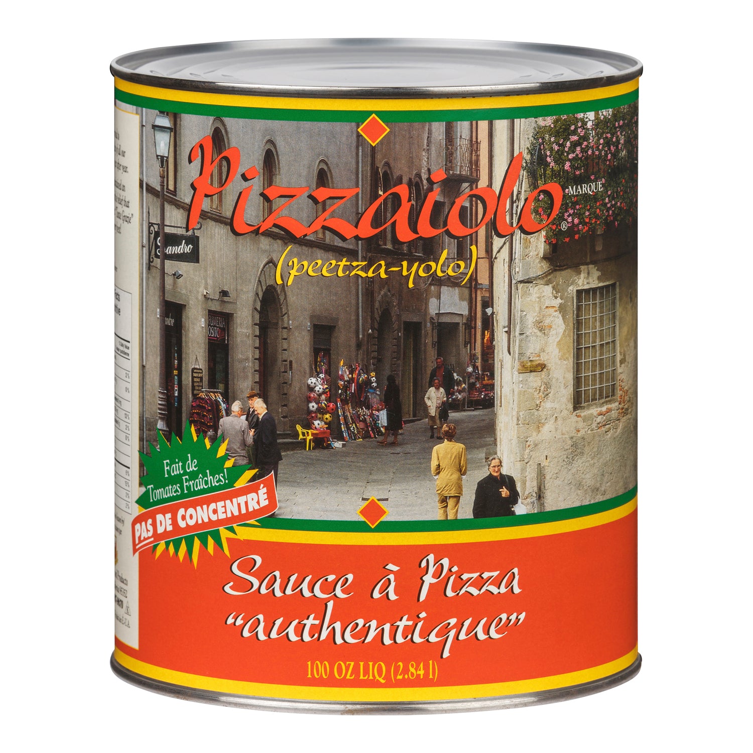 ピコチーノ Sauce Pizza Autentico Pizzaiol - 6 x 100 oz - Pizzaiolo