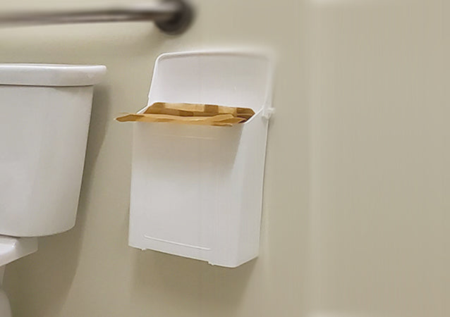 Plastic Sanitary Napkin Disposal Unit - Sold By The Case