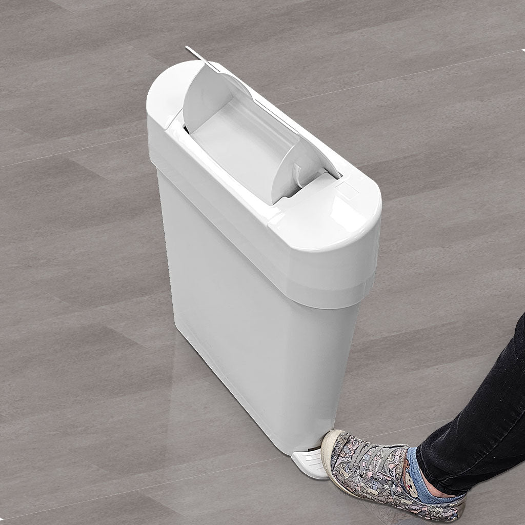 22L Foot Pedal Sanitary Napkin Receptacle - Sold By The Case