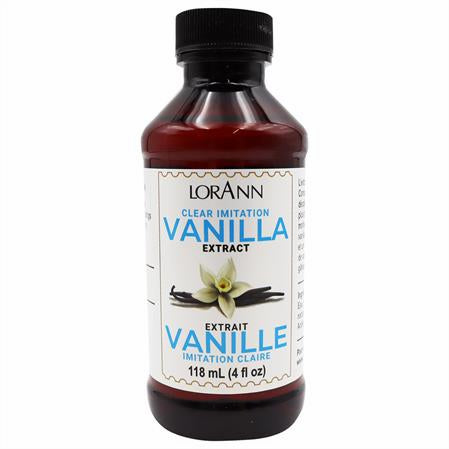 Clear Vanilla Extract (Imitation) - 4 oz. - 16 oz. - 1 Gallon - 5 Gallons