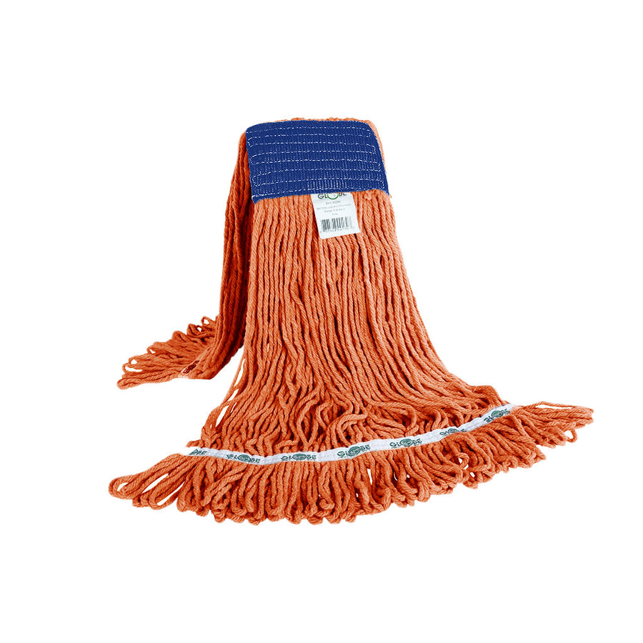 Syn-Pro® Synthetic 5 Inch Wide Band Wet Orange Looped End Mop