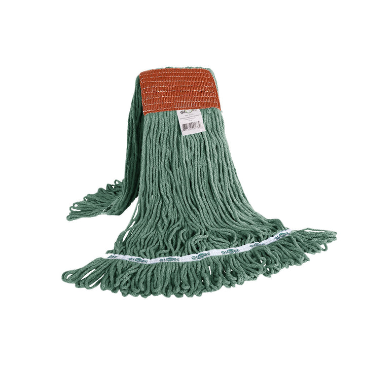 Syn-Pro® Synthetic 5 Inch Wide Band Wet Green Looped End Mop - Sold By The Case