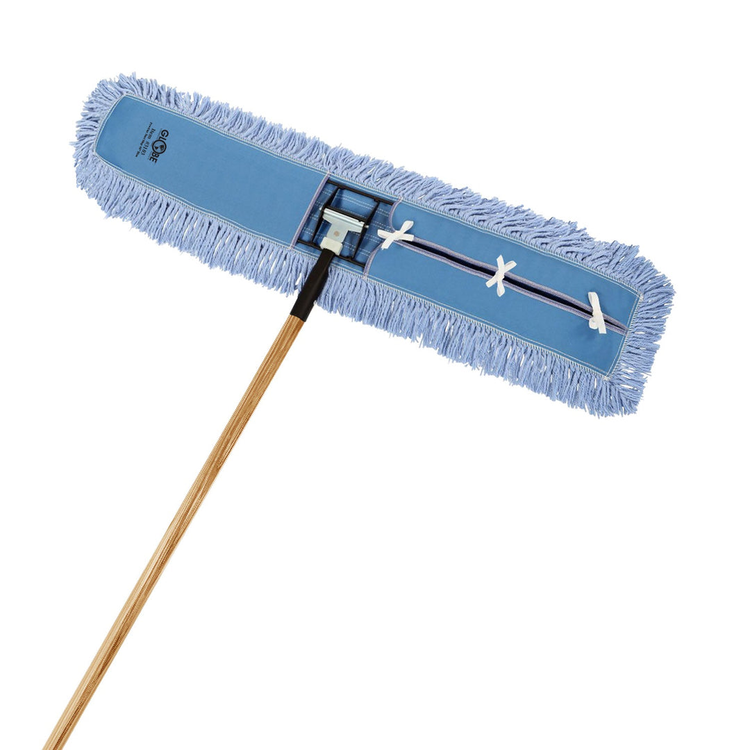 Pro-Stat® Completed Dust Mop with Snap-On Frame and 60" Metal Handle - Sold By The Case
