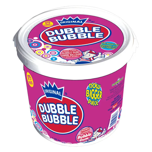 Gum - 4 x Packs of 175 - Dubble Bubble - Canadian Distribution