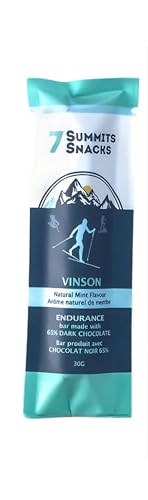 7 Summits Snacks Vinson Endurance Chocolate Bar 12x31g - Canadian Distribution - Ships Free Within Canada on Orders Above CAD $199