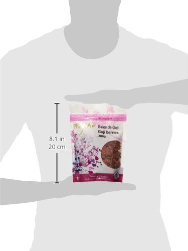 PRANA Organic Goji Berries – 2 x 200g - Canadian Distribution - Ships Free Within Canada on Orders Above CAD $199