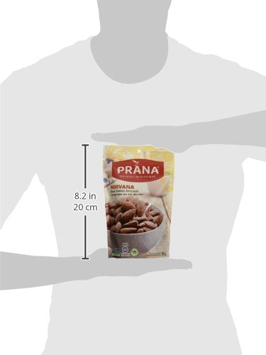 Prana Organic Nirvana Sea Salted Almonds – 2 x 150g - Canadian Distribution - Ships Free Within Canada on Orders Above CAD $199