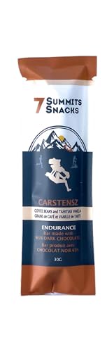 7 Summits Snacks Carstensz Endurance Chocolate Bar – 12 Pack (31g each) - Canadian Distribution - Ships Free Within Canada on Orders Above CAD $199