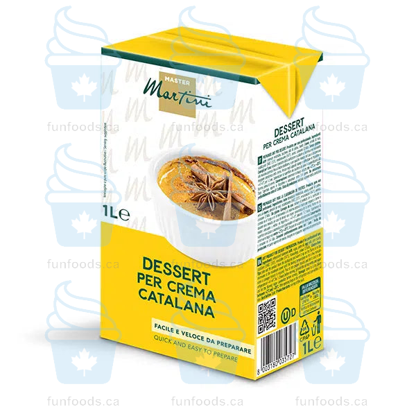 Crema Catalana Dessert Base - 1 L Brik - Case of 12 - Canadian Distributor 