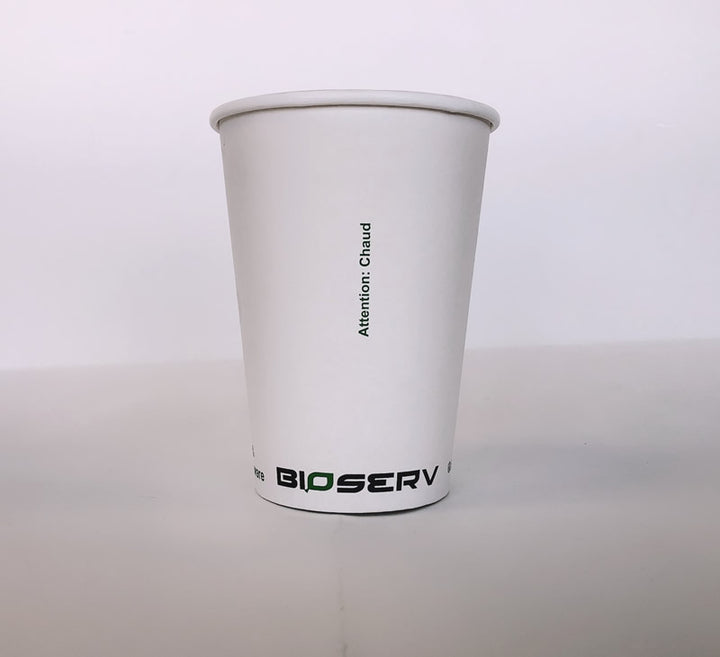 6-8 oz. Small Soup Cup Lid PLA 1000cs BPI - Disposable Take Away Food Packaging - Canadian Distribution