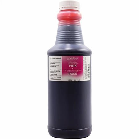 32oz pink liquid gel food coloring - fun foods canada