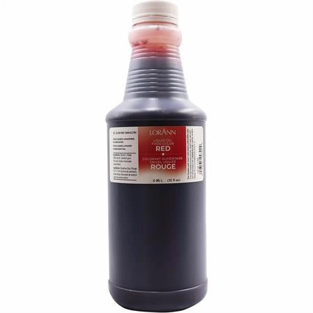 32oz red liquid gel food coloring - fun foods canada