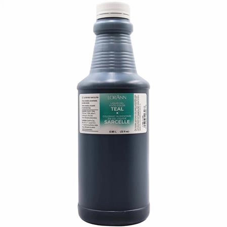 32oz teal liquid gel food coloring - fun foods canada