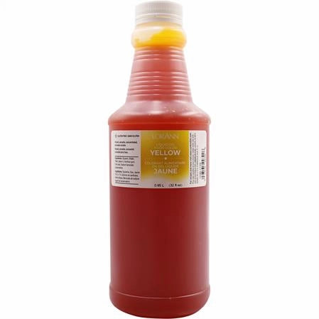  32oz yellow liquid gel food coloring - fun foods canada