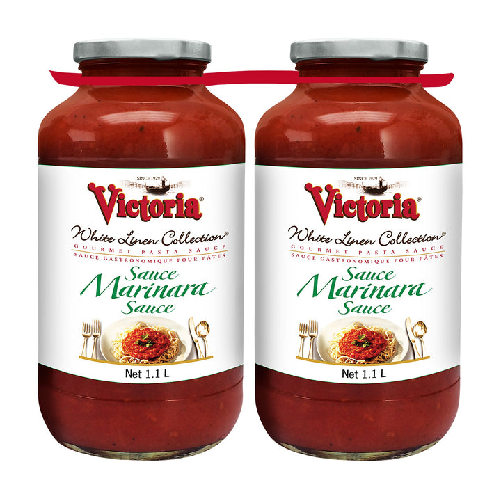 Victoria White Linen Collection Marinara Sauce - 8 × 1.1 L - Grocery and Food Items - Canadian Distribution