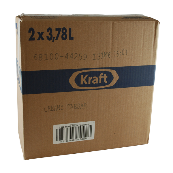 Sauce César crémeuse Kraft - 4 x 3,78 L - Épicerie et produits alimentaires - Distribution canadienne - Livraison gratuite au Canada pour les commandes de plus de 199 $ CA